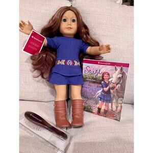 New American Girl 18” “Saige” Doll – Retired Girl of the Year 2013